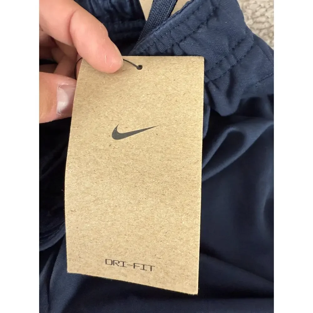 NEW Nike Size S Casual Athliesure‎ Drawstring Pants Navy Outdoor Tapered